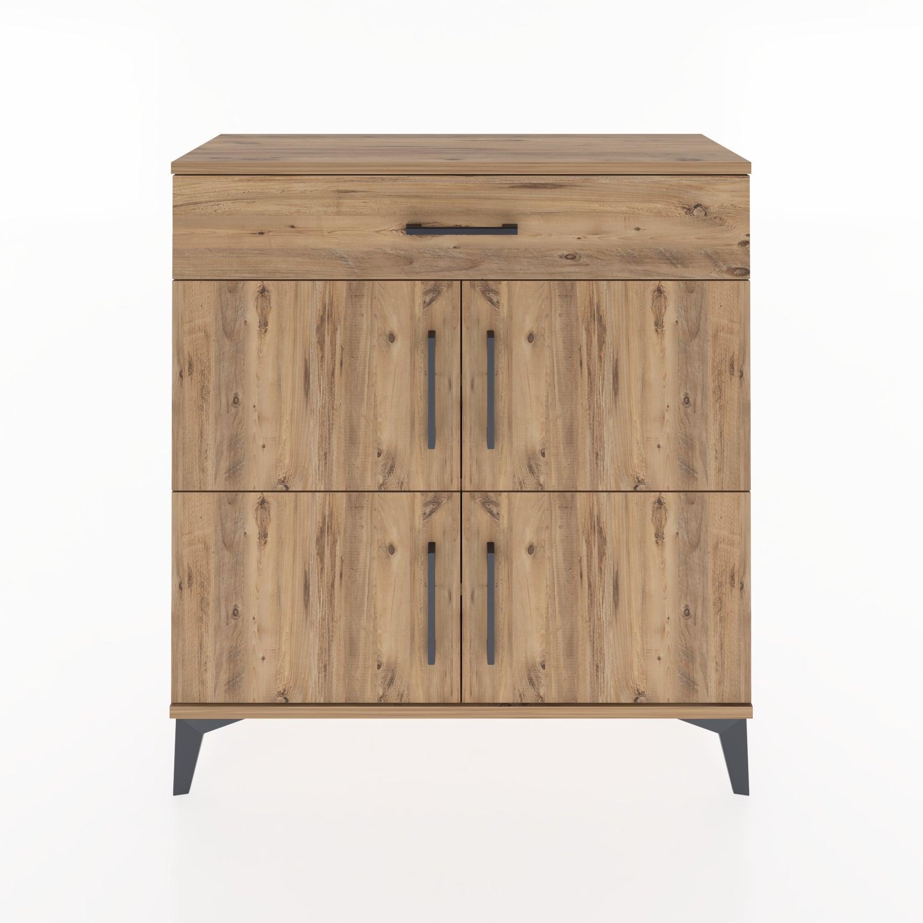 Woodntry Modular Dresser Pine 88x30x84 cm with Cover and Drawer KC36-3