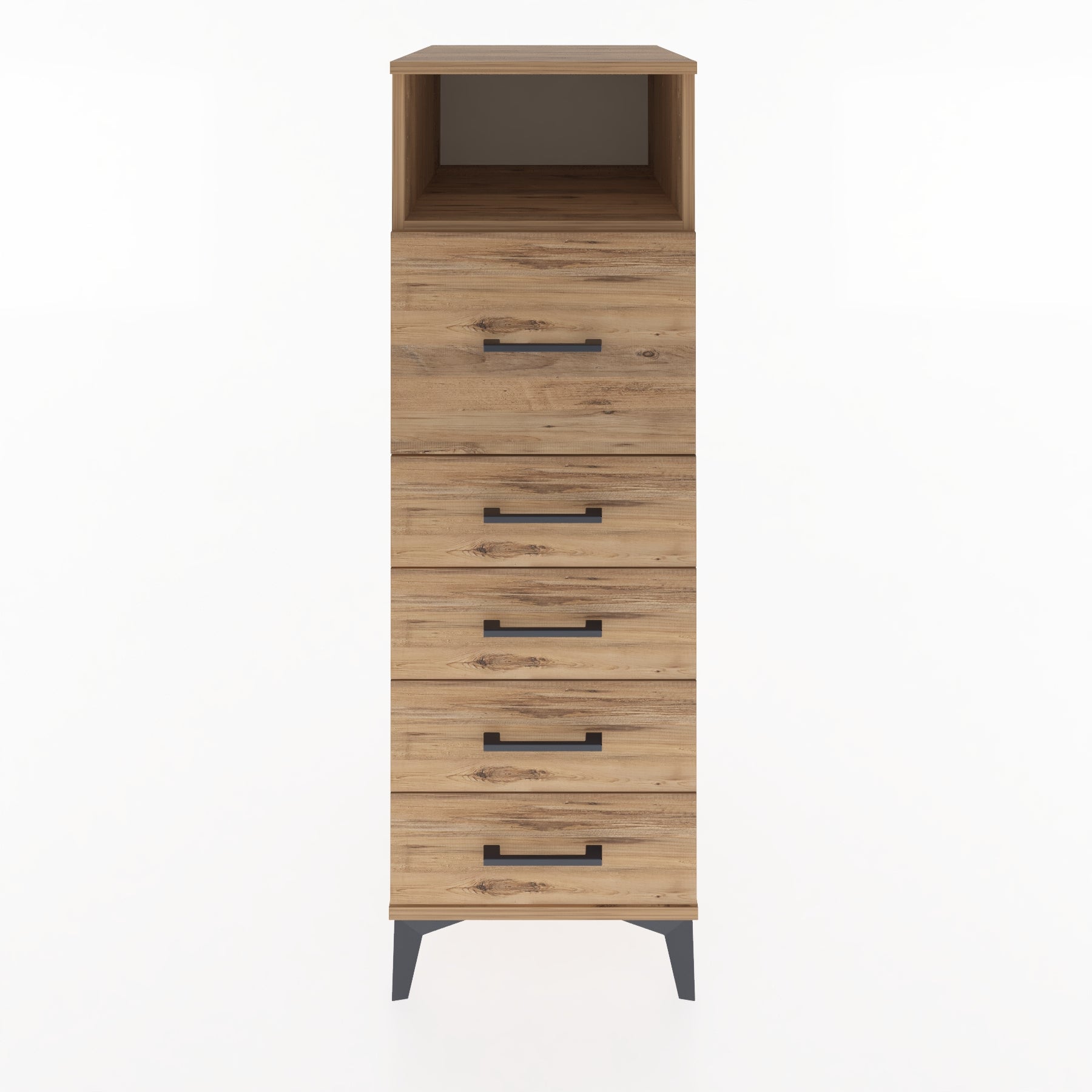 Woodntry Modular Cabinet Pine 44x59x122 cm with Drawers and Shelves CR86-3