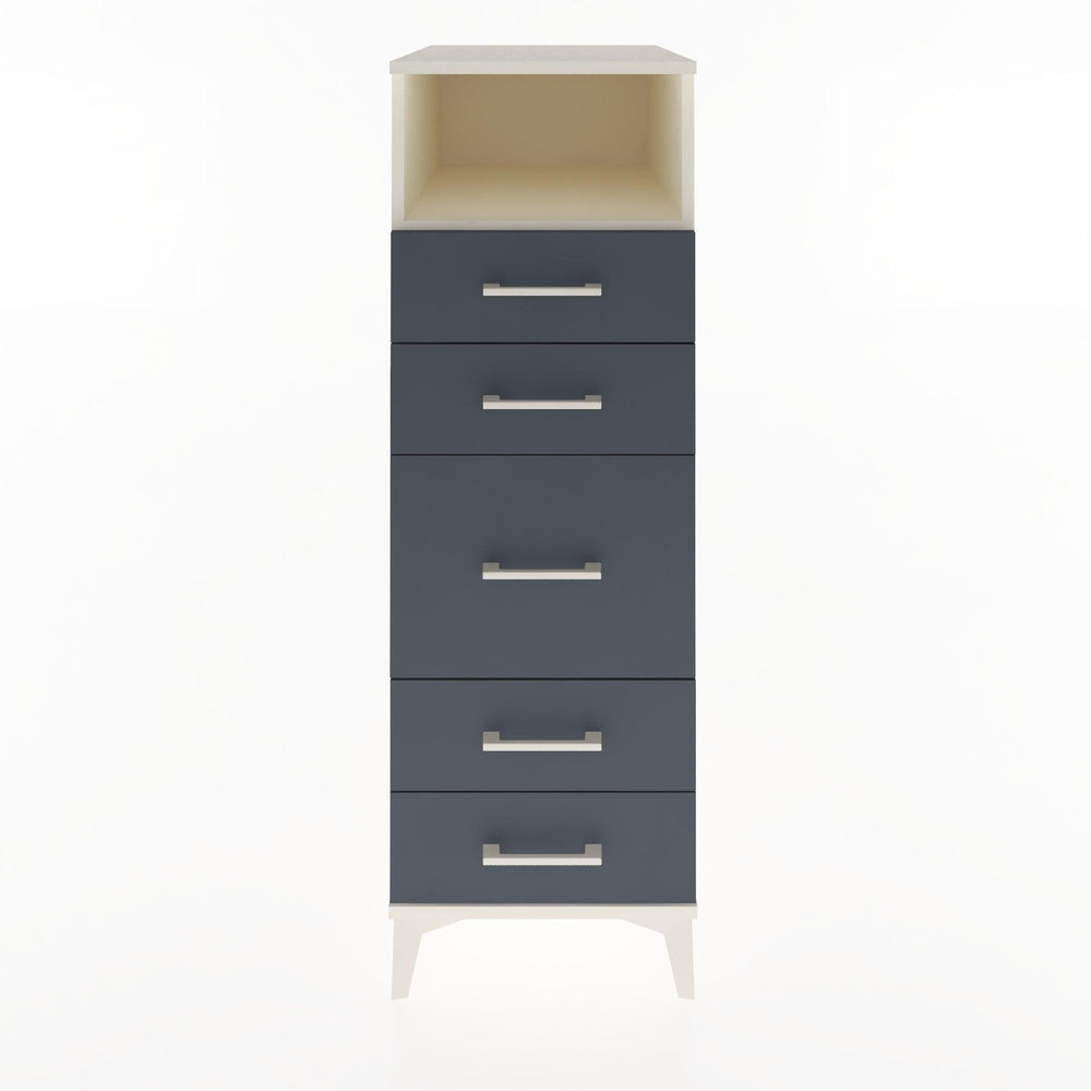 Woodntry Modular Cabinet Moonstone 44x30x122 cm with Drawers and Shelves CR87-1