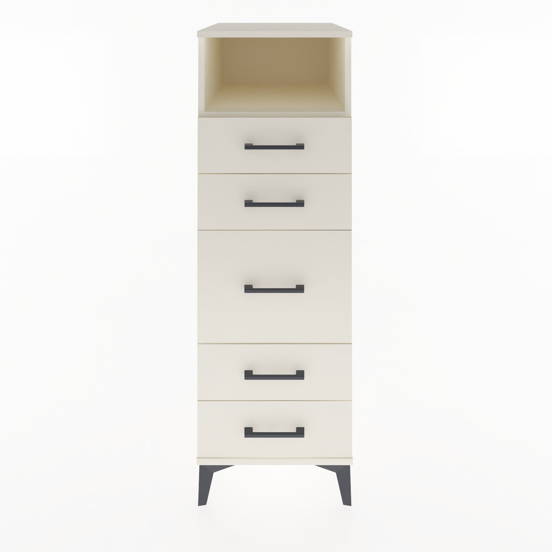 Woodntry Modular Cabinet Moonstone 44x59x122 cm with Drawers and Shelves CR87-1
