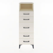 Woodntry Modular Cabinet Moonstone 44x30x122 cm with Drawers and Shelves CR87-1