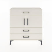 Woodntry Modular Dresser Moonstone 88x30x84 cm with Cover and Drawer KC37-1