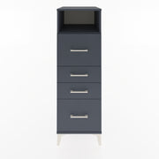 Woodntry Modular Cabinet Anthracite 44x59x122 cm with Drawers and Shelves CR37-2