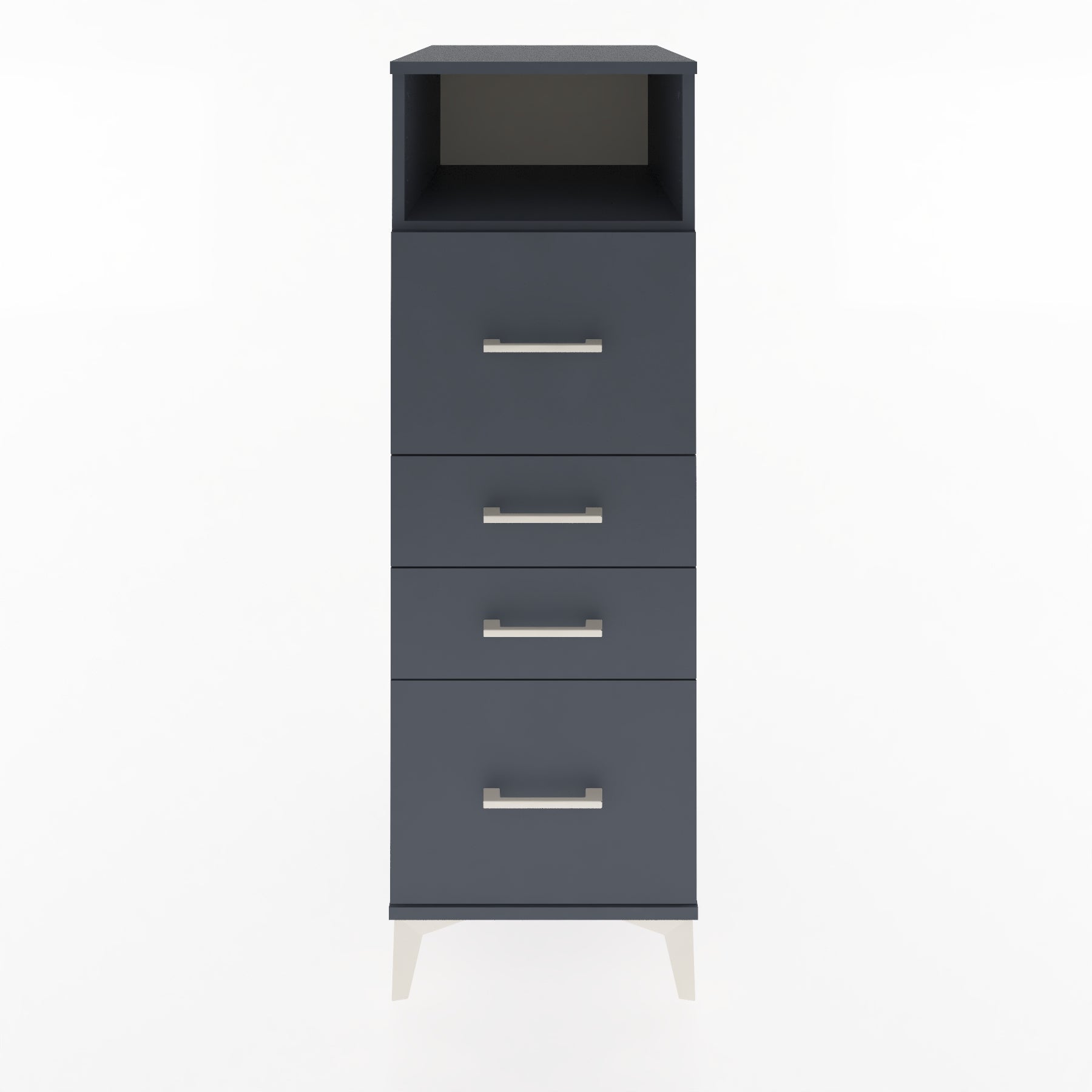 Woodntry Modular Cabinet Anthracite 44x59x122 cm with Drawers and Shelves CR37-2