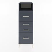 Woodntry Modular Cabinet Anthracite 44x30x122 cm with Drawers and Shelves CR37-2