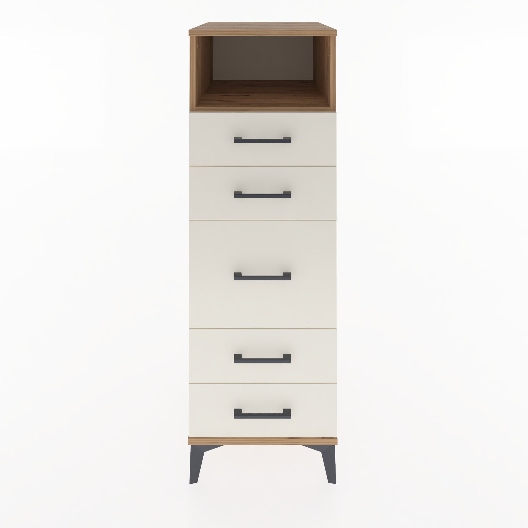 Woodntry Modular Cabinet Pine 44x59x122 cm with Drawers and Shelves CR87-3