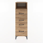Woodntry Modular Cabinet Pine 44x30x122 cm with Drawers and Shelves CR37-3