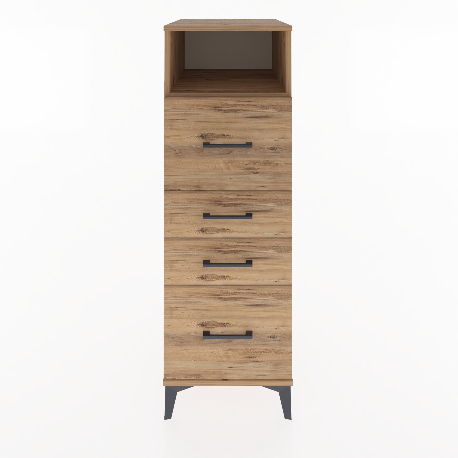 Woodntry Modular Cabinet Pine 44x59x122 cm with Drawers and Shelves CR37-3