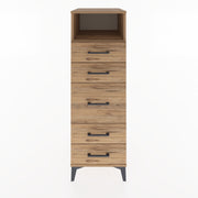 Woodntry Modular Cabinet Pine 44x59x122 cm with Drawers and Shelves CR87-3