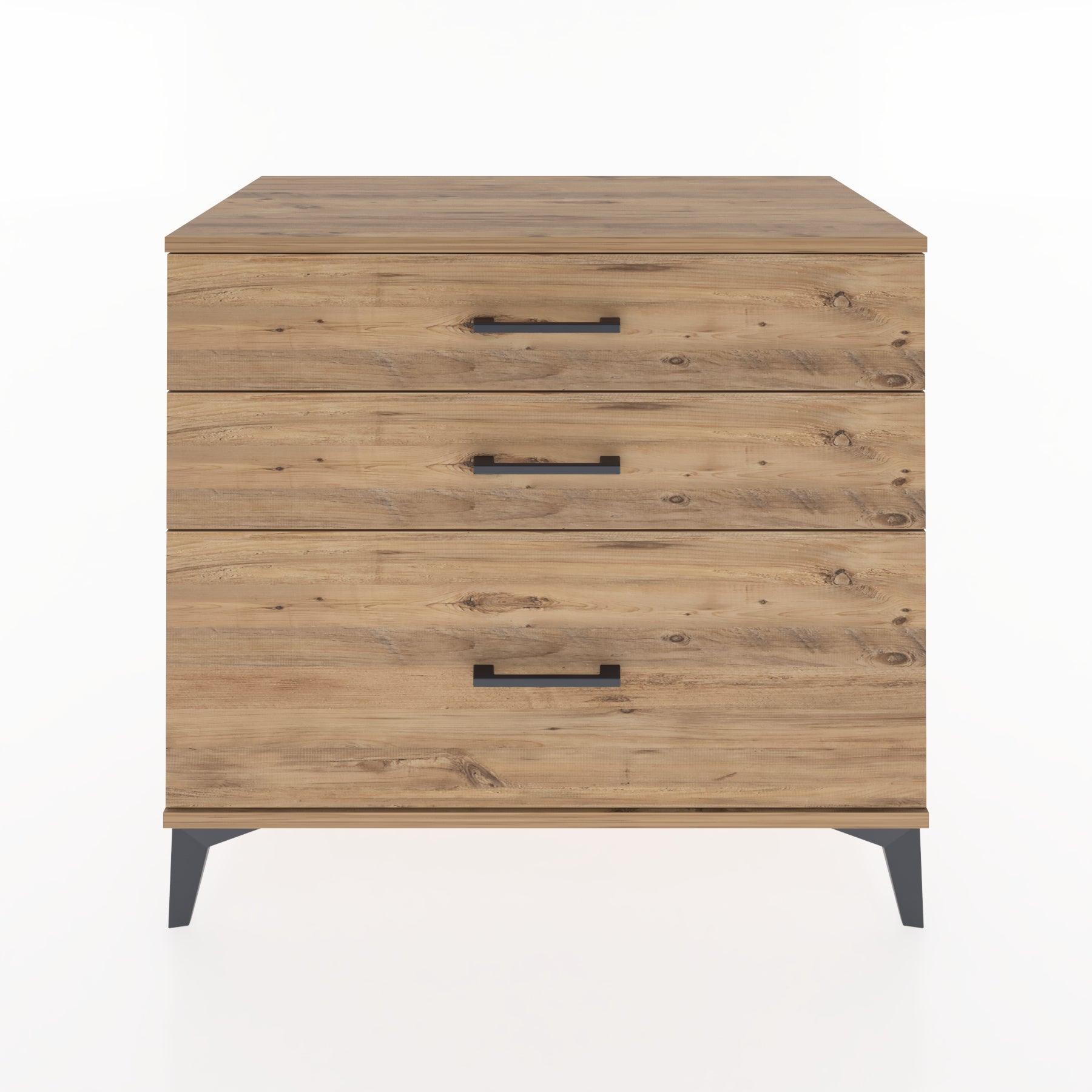 Woodntry Modüler Şifonyer Çam 88x44x68 cm Çekmeceli C37-3