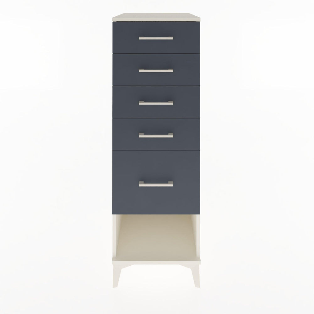 Woodntry Modular Cabinet Moonstone 44x30x122 cm with Drawers and Shelves CR88-1
