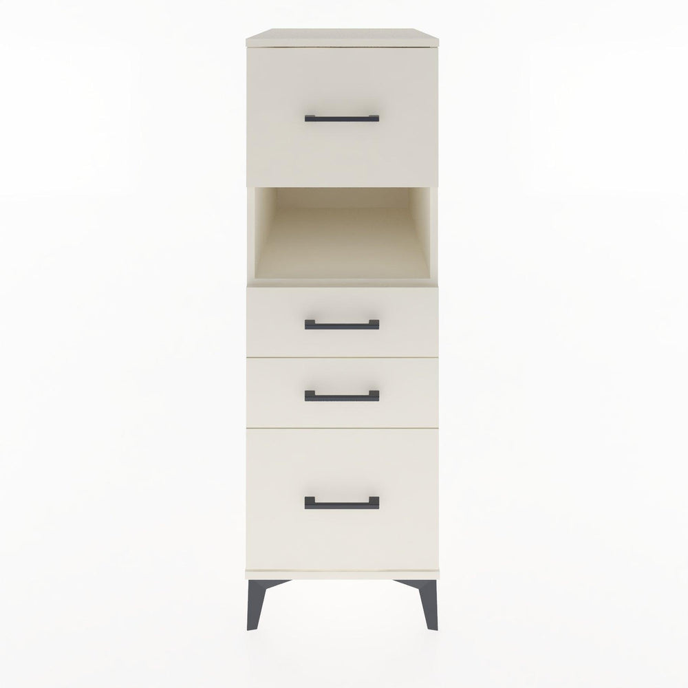 Woodntry Modüler Dolap Aytaşı 44x30x122 cm Çekmeceli ve Raflı CR38-1