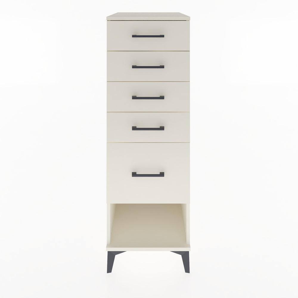 Woodntry Modular Cabinet Moonstone 44x59x122 cm with Drawers and Shelves CR88-1