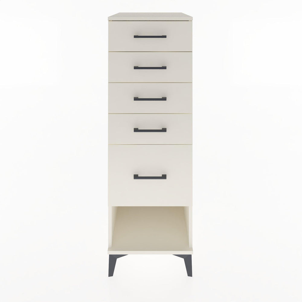 Woodntry Modular Cabinet Moonstone 44x30x122 cm with Drawers and Shelves CR88-1