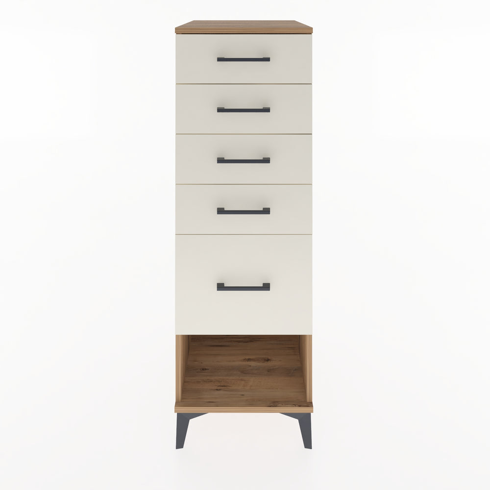 Woodntry Modular Cabinet Pine 44x59x122 cm with Drawers and Shelves CR88-3