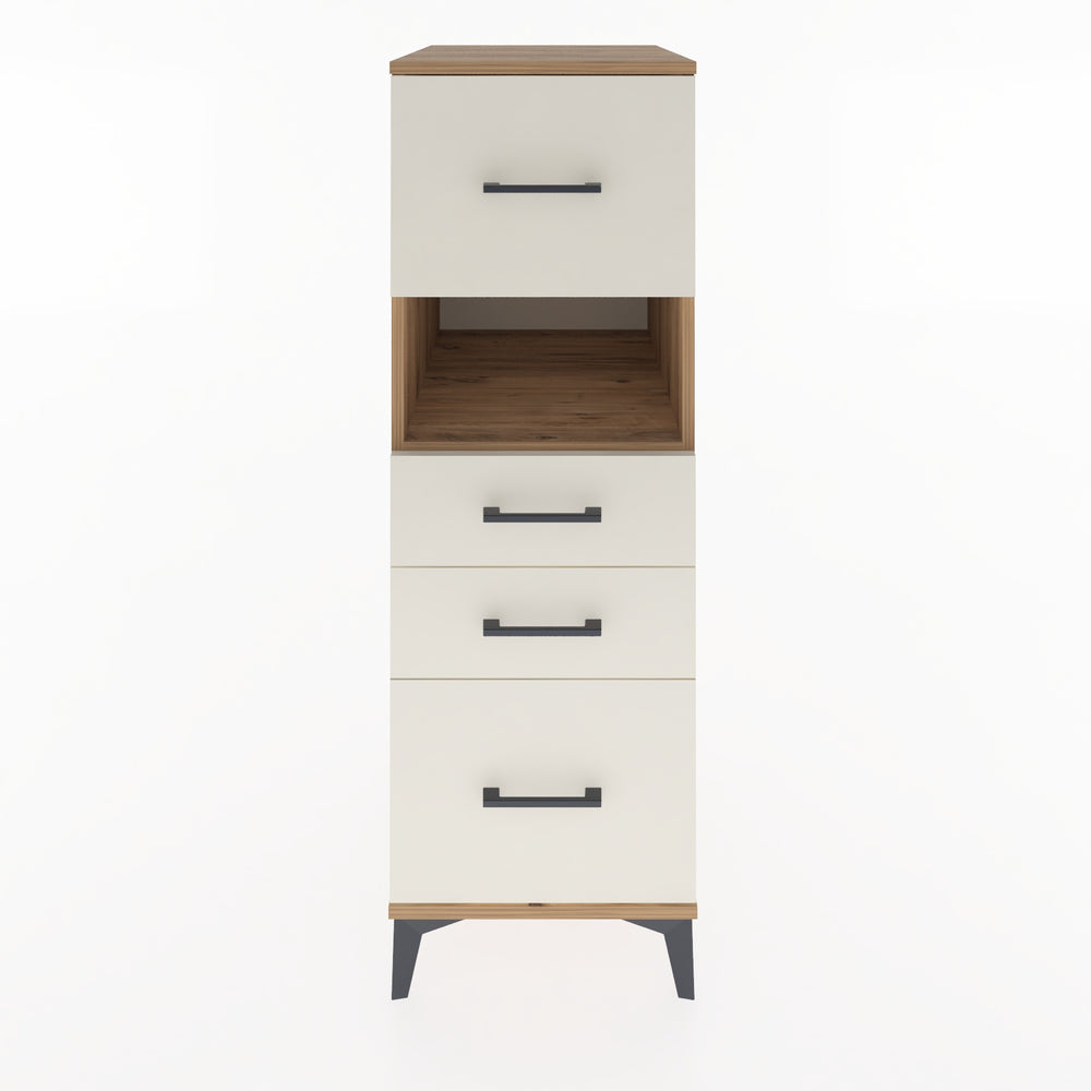 Woodntry Modular Cabinet Pine 44x59x122 cm with Drawers and Shelves CR38-3