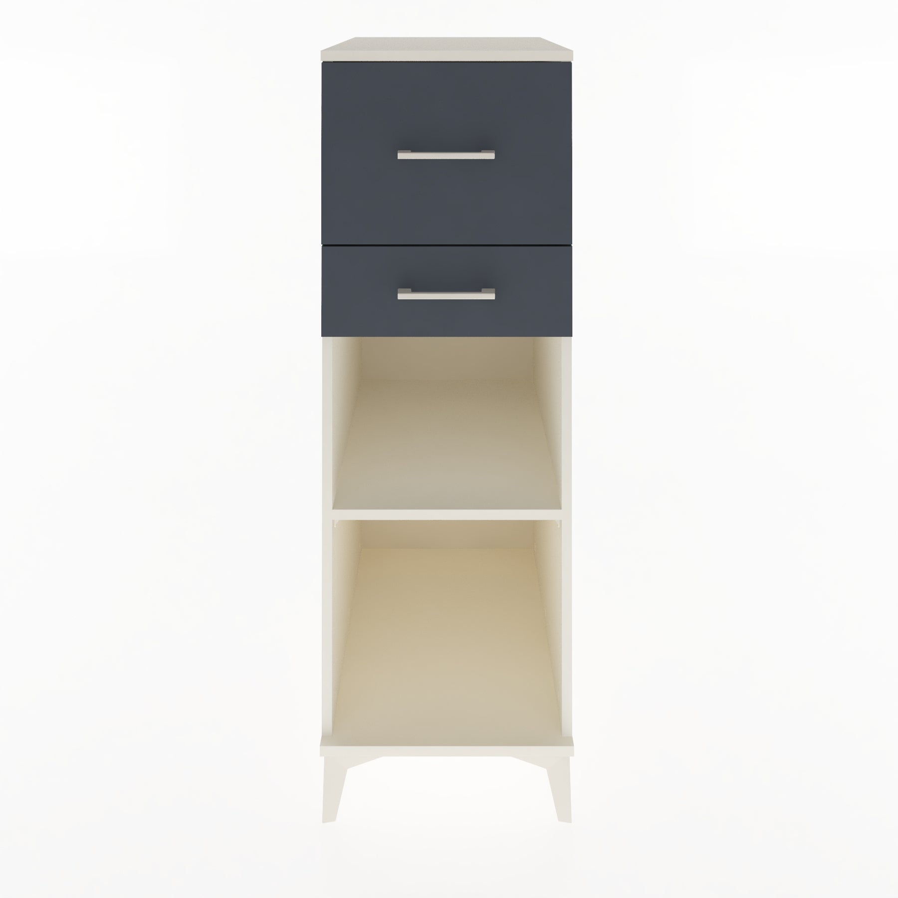 Woodntry Modüler Dolap Aytaşı 44x59x122 cm Çekmeceli ve Raflı CR89-1