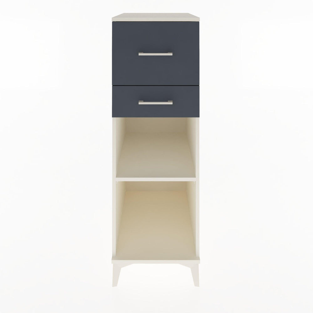 Woodntry Modular Cabinet Moonstone 44x30x122 cm with Drawers and Shelves CR89-1