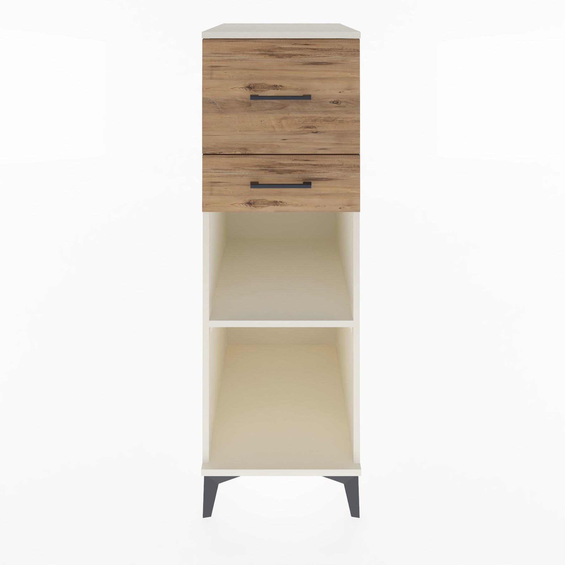 Woodntry Modüler Dolap Aytaşı 44x59x122 cm Çekmeceli ve Raflı CR89-1