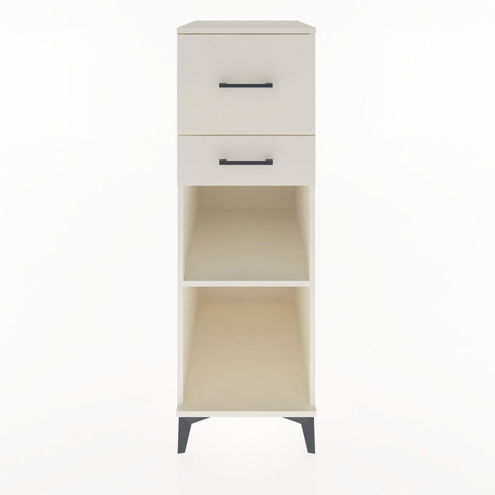 Woodntry Modular Cabinet Moonstone 44x30x122 cm with Drawers and Shelves CR89-1