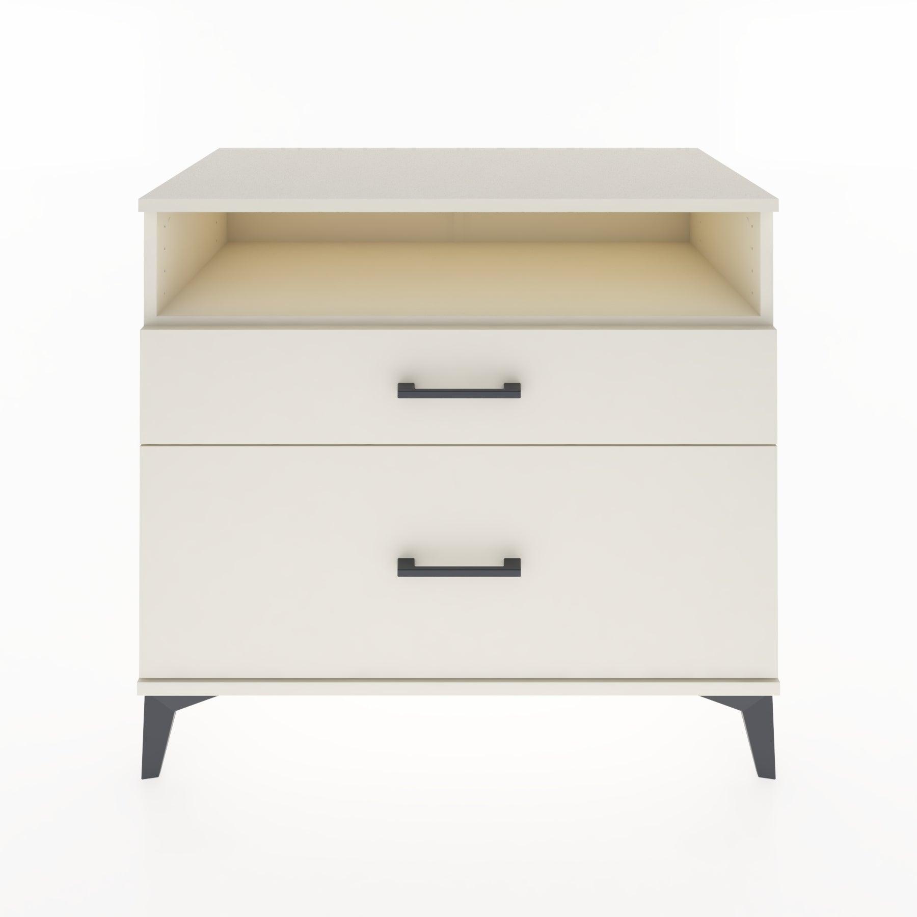 Woodntry Modüler Şifonyer Aytaşı 88x44x68 cm Çekmeceli ve Raflı CR39-1