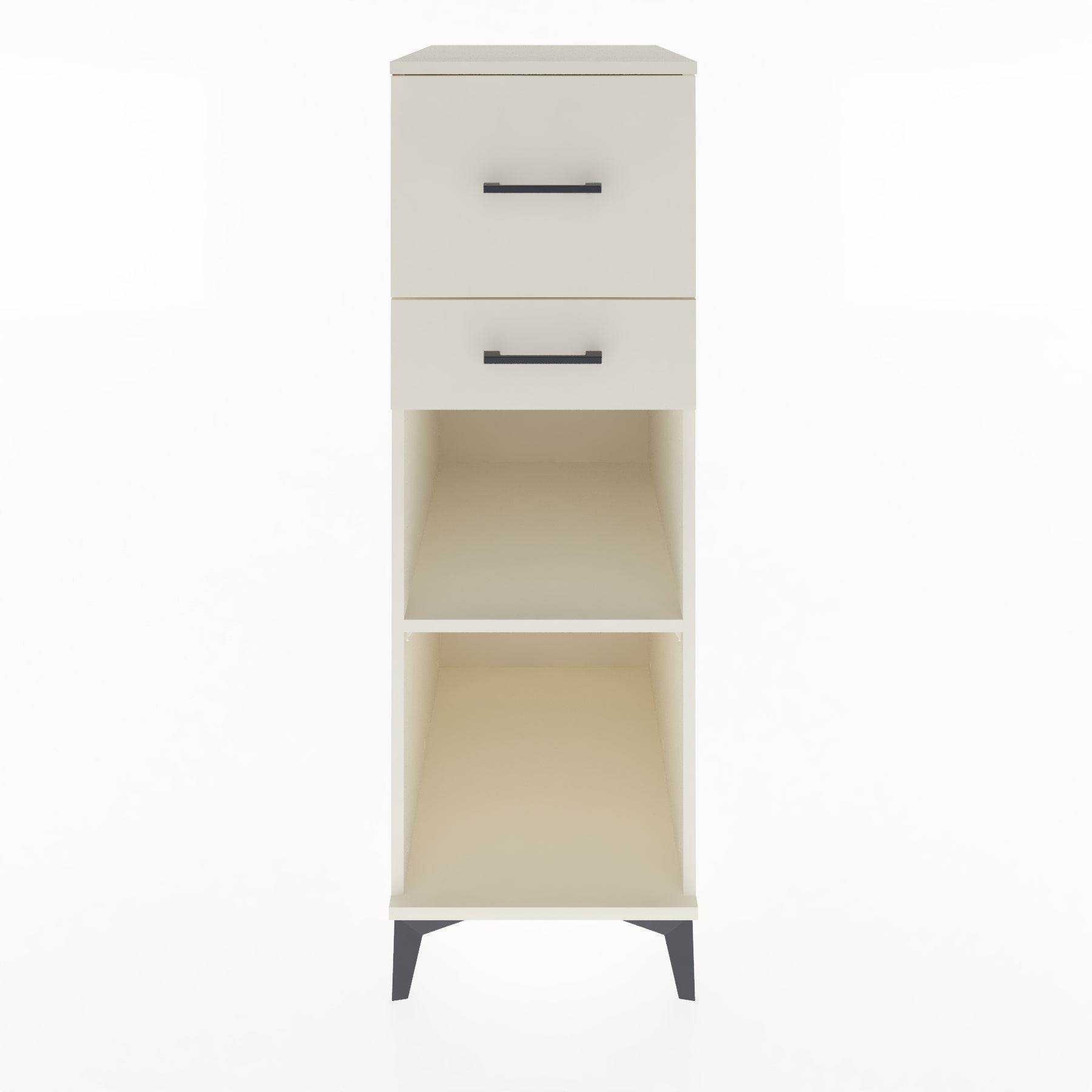 Woodntry Modüler Dolap Aytaşı 44x59x122 cm Çekmeceli ve Raflı CR89-1