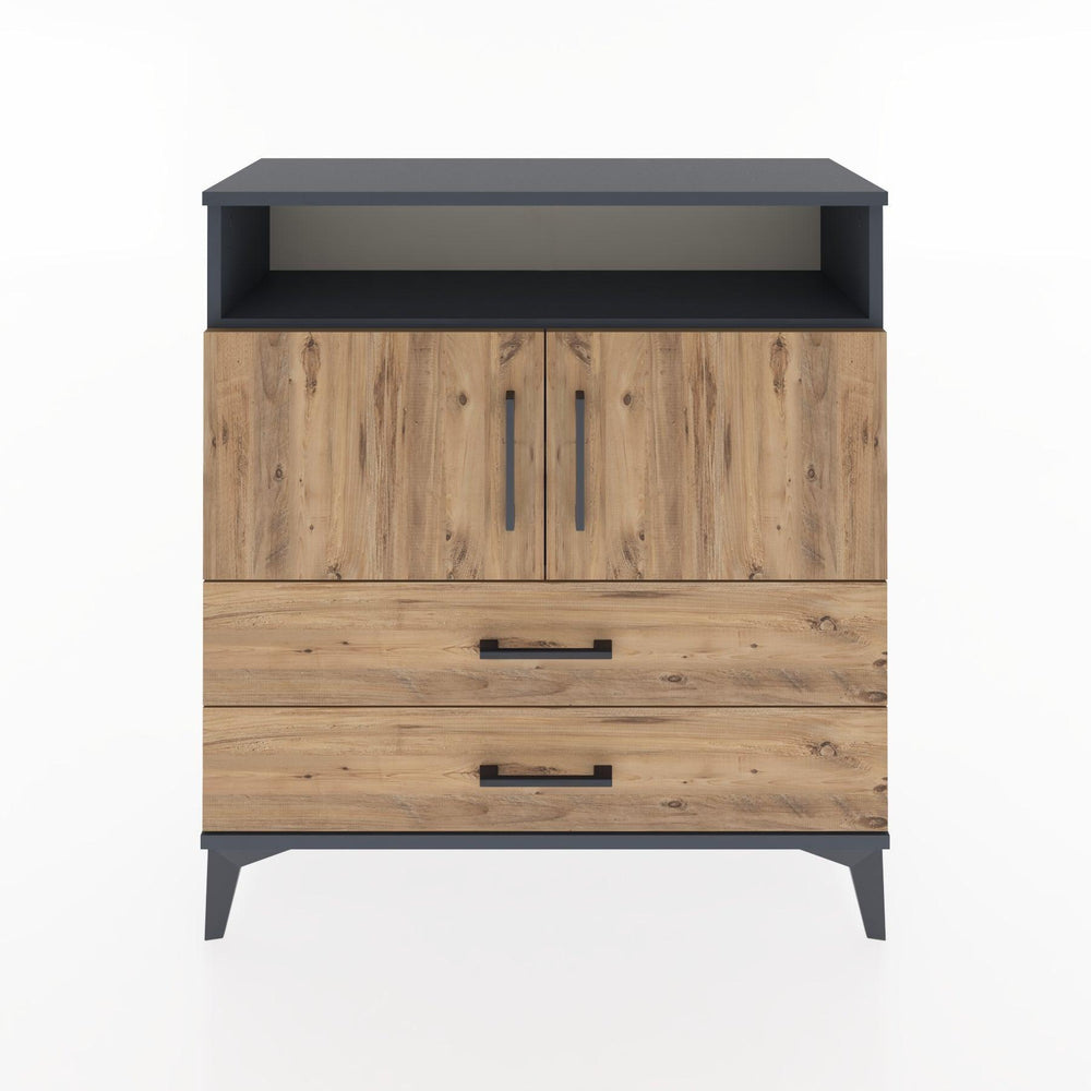 Woodntry Modular Dresser Anthracite 88x30x84 cm Functional F39-2