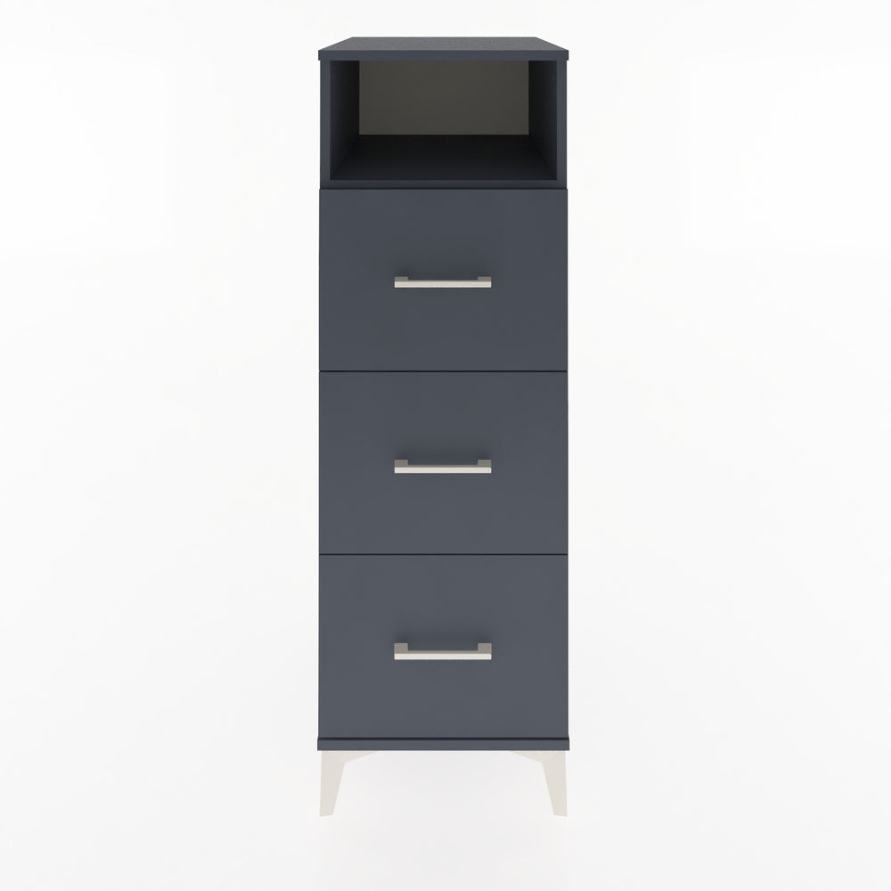 Woodntry Modular Cabinet Anthracite 44x59x122 cm with Drawers and Shelves CR39-2