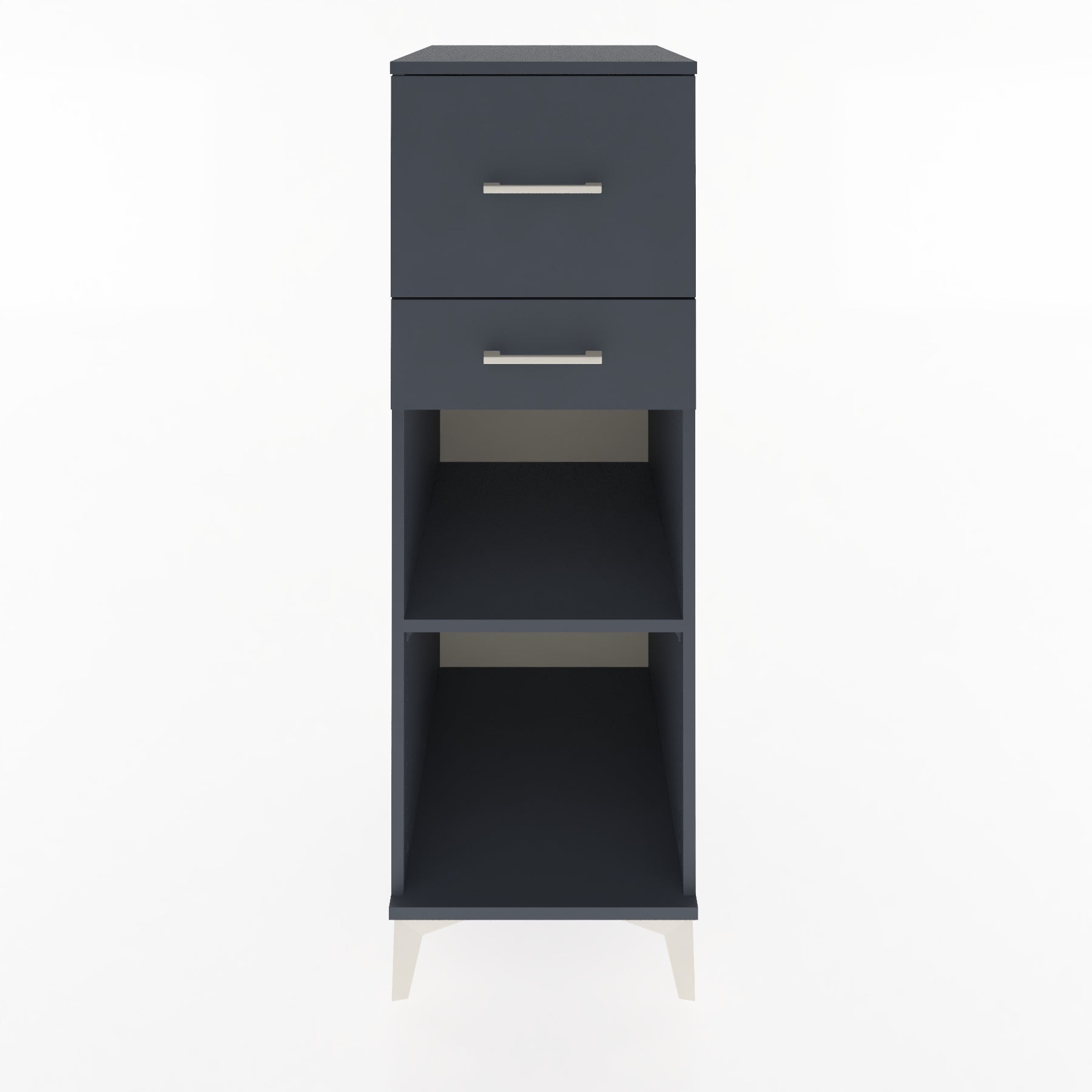 Woodntry Modular Cabinet Anthracite 44x59x122 cm with Drawers and Shelves CR89-2