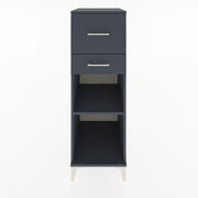 Woodntry Modular Cabinet Anthracite 44x30x122 cm with Drawers and Shelves CR89-2