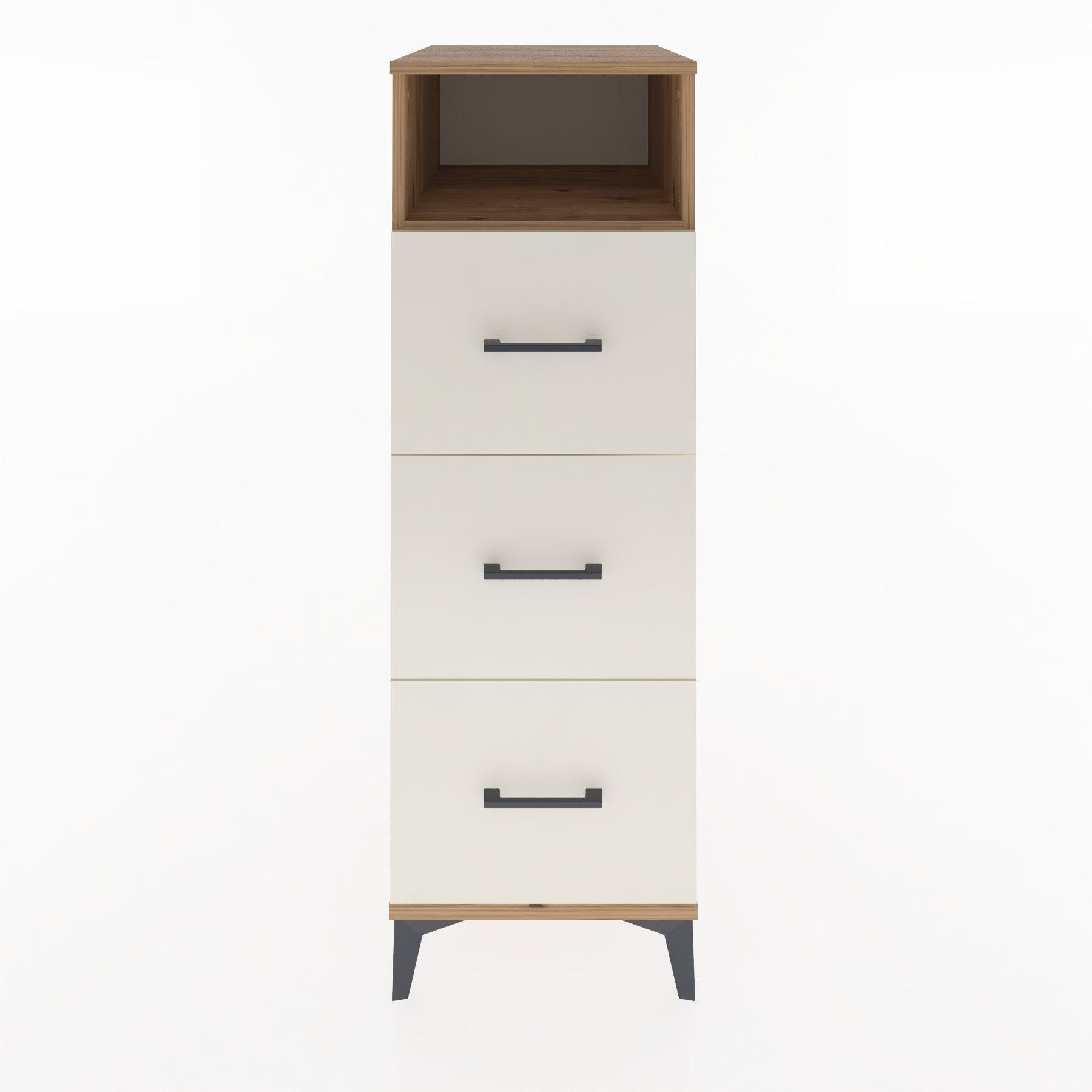 Woodntry Modular Cabinet Pine 44x30x122 cm with Drawers and Shelves CR39-3
