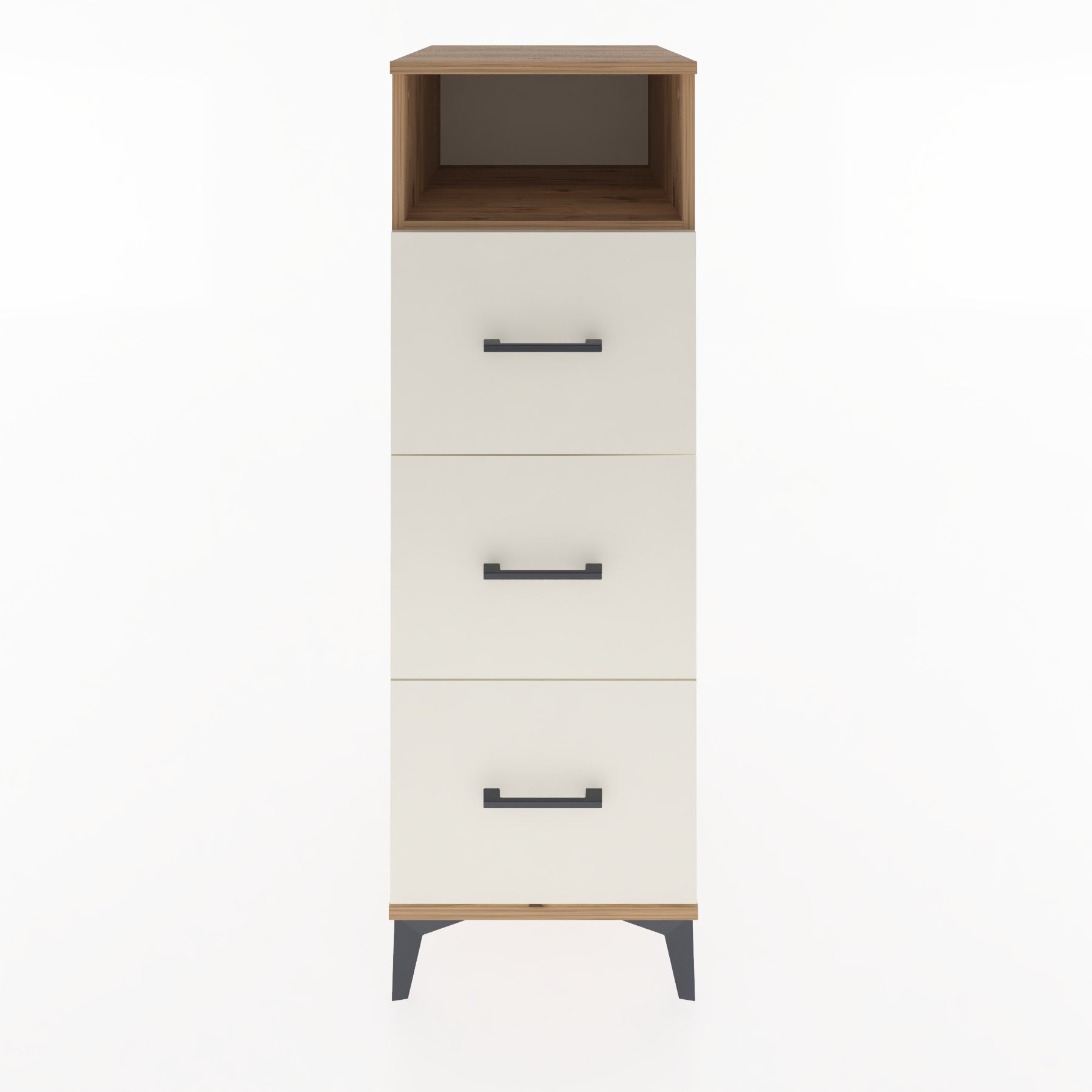 Woodntry Modular Cabinet Pine 44x59x122 cm with Drawers and Shelves CR39-3