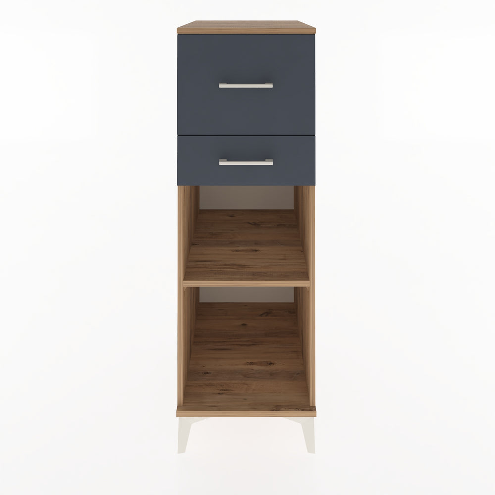 Woodntry Modular Cabinet Pine 44x59x122 cm with Drawers and Shelves CR89-3