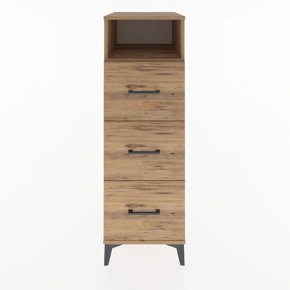 Woodntry Modular Cabinet Pine 44x59x122 cm with Drawers and Shelves CR39-3
