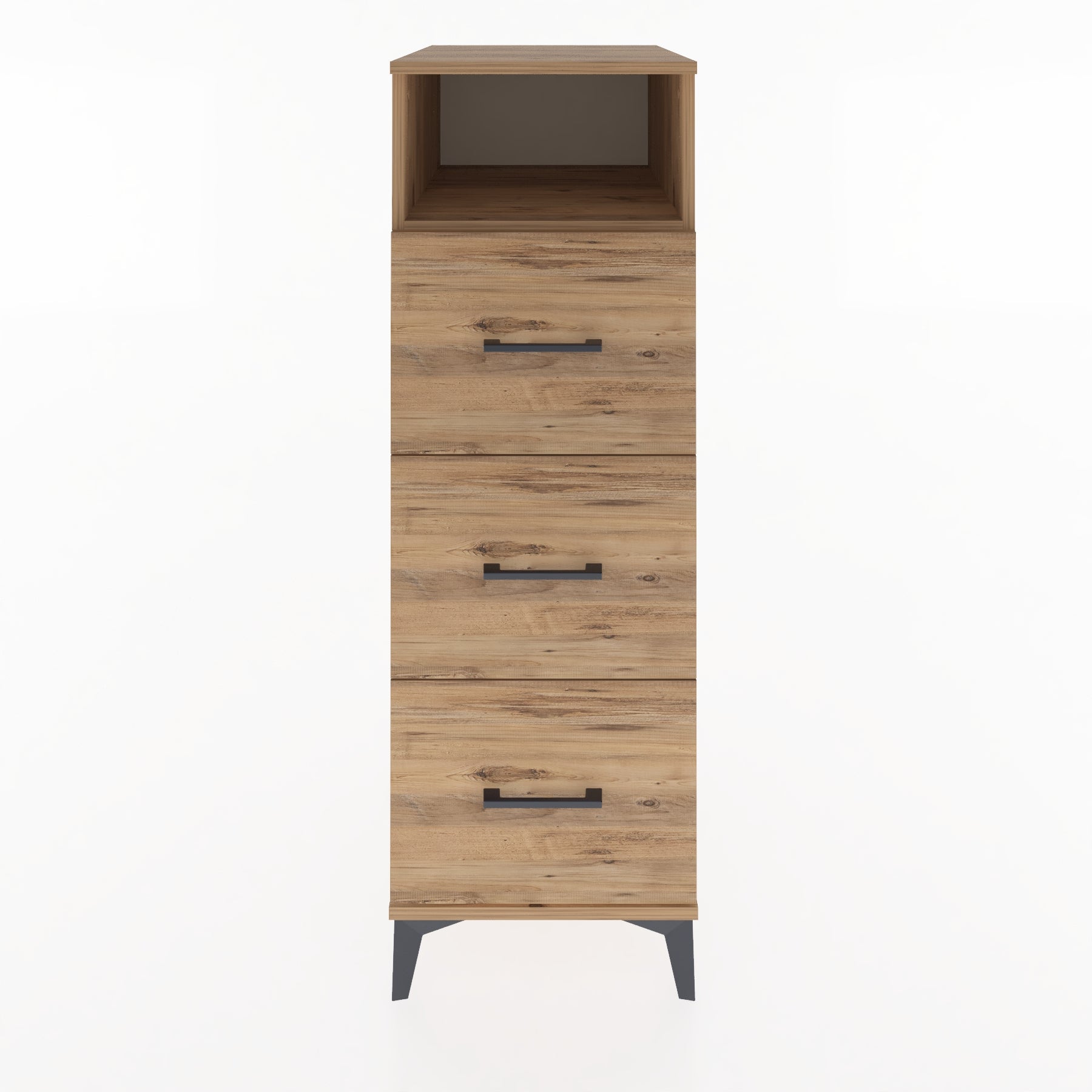 Woodntry Modular Cabinet Pine 44x59x122 cm with Drawers and Shelves CR39-3