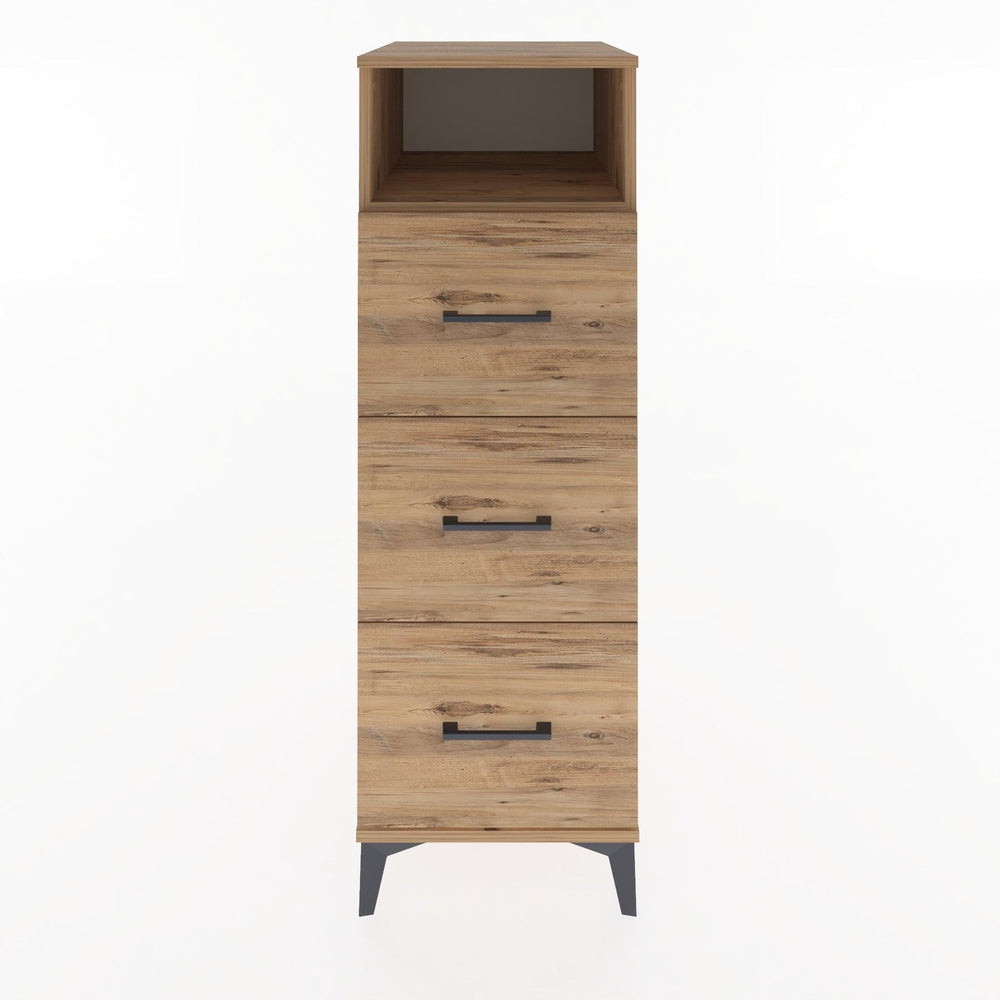 Woodntry Modular Cabinet Pine 44x30x122 cm with Drawers and Shelves CR39-3