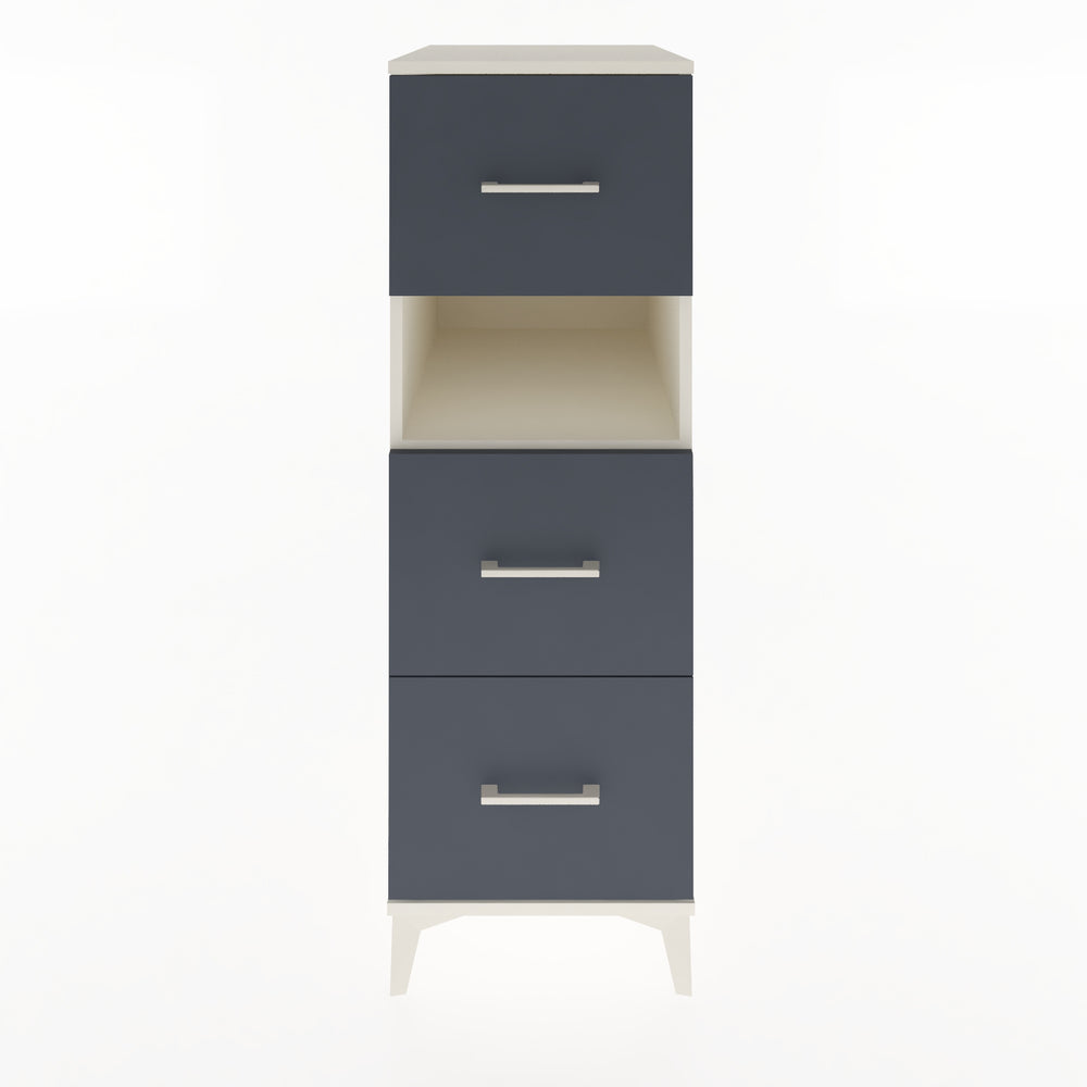 Woodntry Modular Cabinet Moonstone 44x59x122 cm with Drawers and Shelves CR40-1