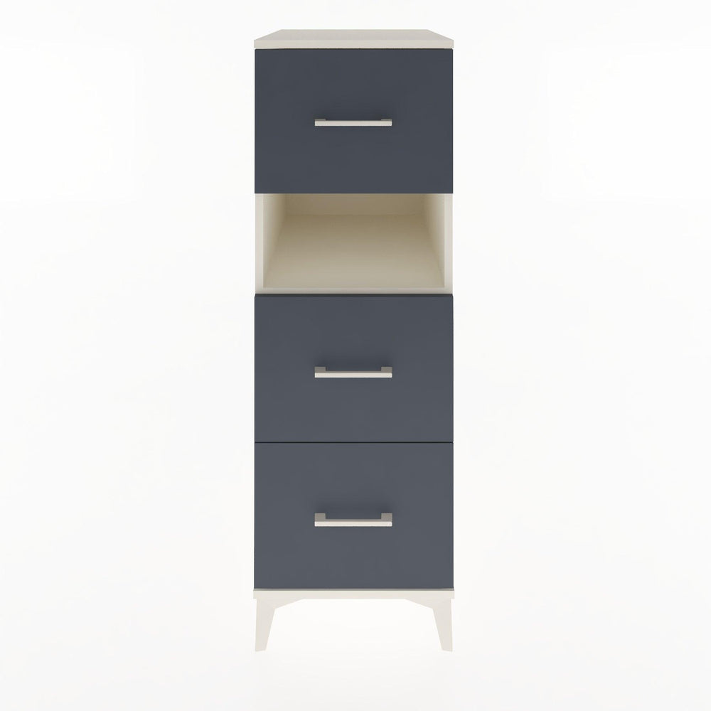 Woodntry Modüler Dolap Aytaşı 44x30x122 cm Çekmeceli ve Raflı CR40-1