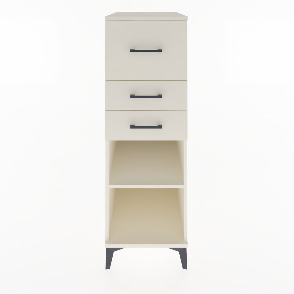 Woodntry Modüler Dolap Aytaşı 44x59x122 cm Çekmeceli ve Raflı CR90-1