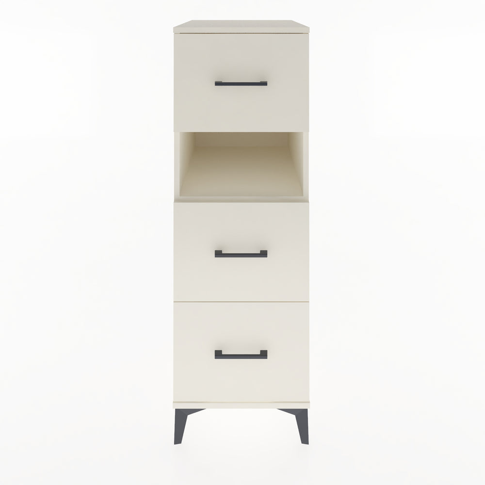 Woodntry Modular Cabinet Moonstone 44x59x122 cm with Drawers and Shelves CR40-1