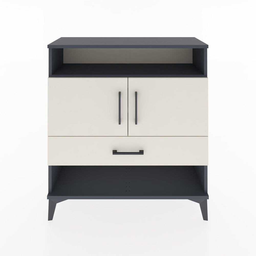 Woodntry Modüler Şifonyer Antrasit 88x30x84 cm Fonksiyonel F40-2