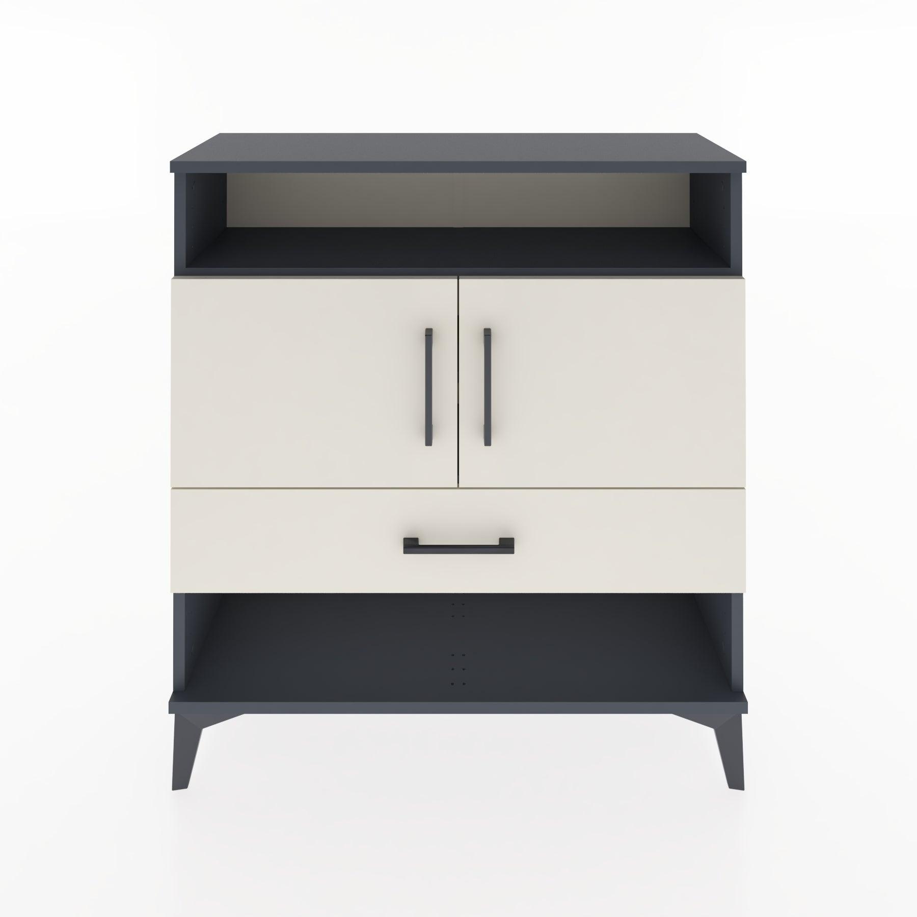 Woodntry Modular Dresser Anthracite 88x30x84 cm Functional F40-2