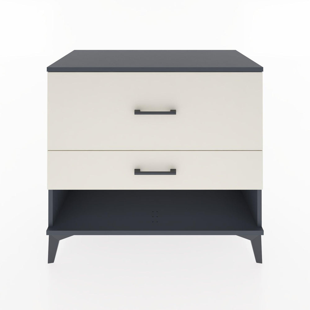 Woodntry Modular Dresser Anthracite 88x44x68 cm with Drawers and Shelves CR40-2