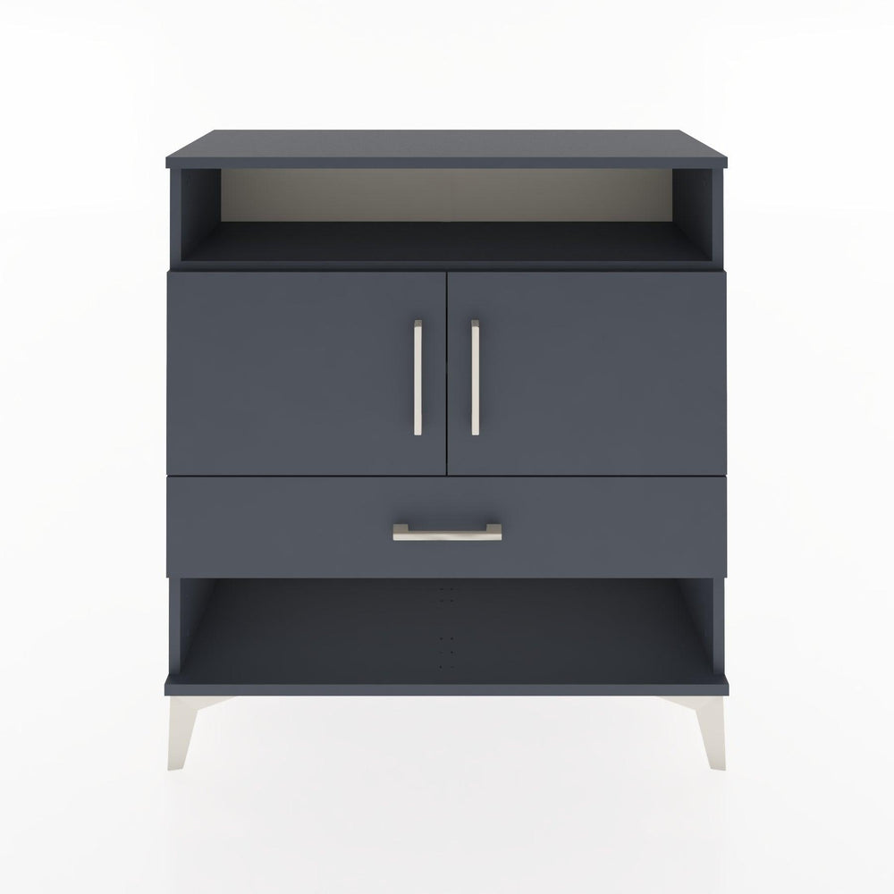 Woodntry Modüler Şifonyer Antrasit 88x30x84 cm Fonksiyonel F40-2