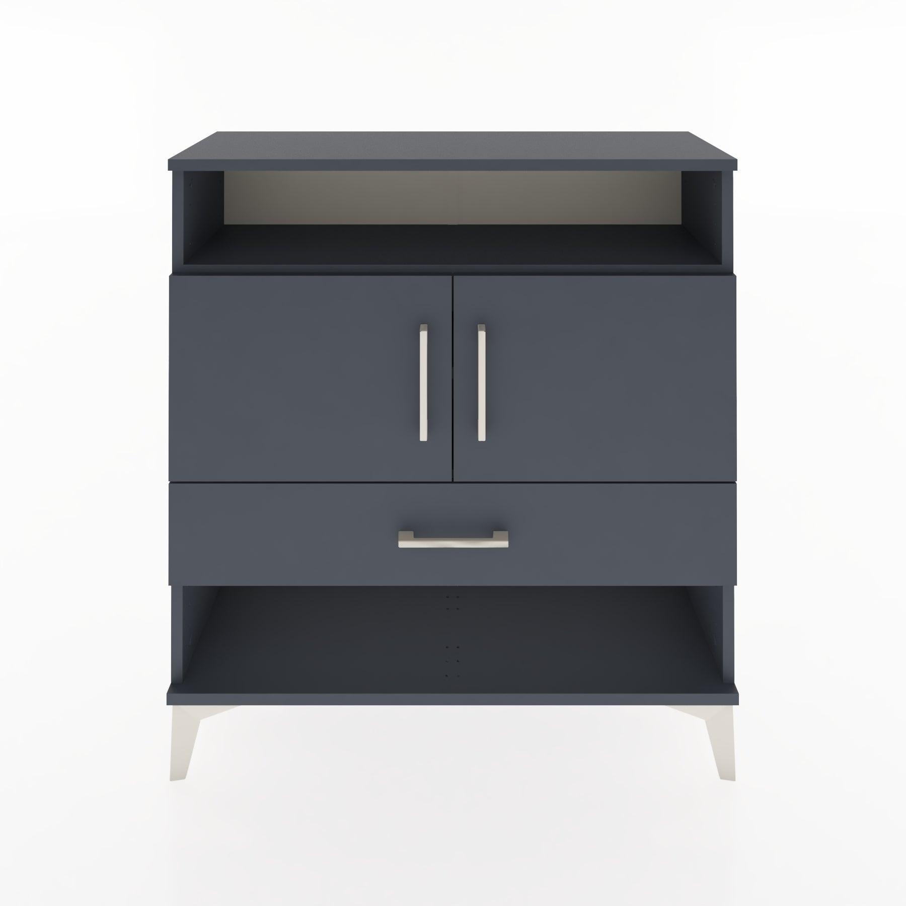 Woodntry Modular Dresser Anthracite 88x30x84 cm Functional F40-2