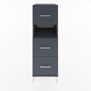 Woodntry Modular Cabinet Anthracite 44x59x122 cm with Drawers and Shelves CR40-2