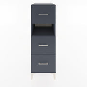 Woodntry Modular Cabinet Anthracite 44x30x122 cm with Drawers and Shelves CR40-2