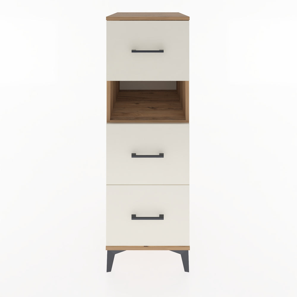 Woodntry Modular Cabinet Pine 44x59x122 cm with Drawers and Shelves CR40-3