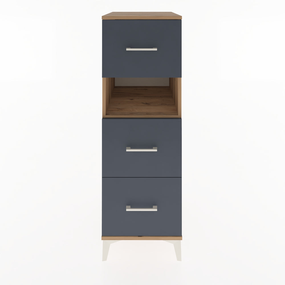 Woodntry Modular Cabinet Pine 44x59x122 cm with Drawers and Shelves CR40-3