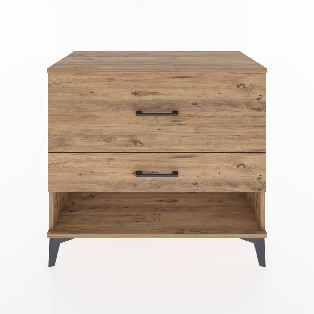 Woodntry Modüler Şifonyer Çam 88x44x68 cm Çekmeceli ve Raflı CR40-3